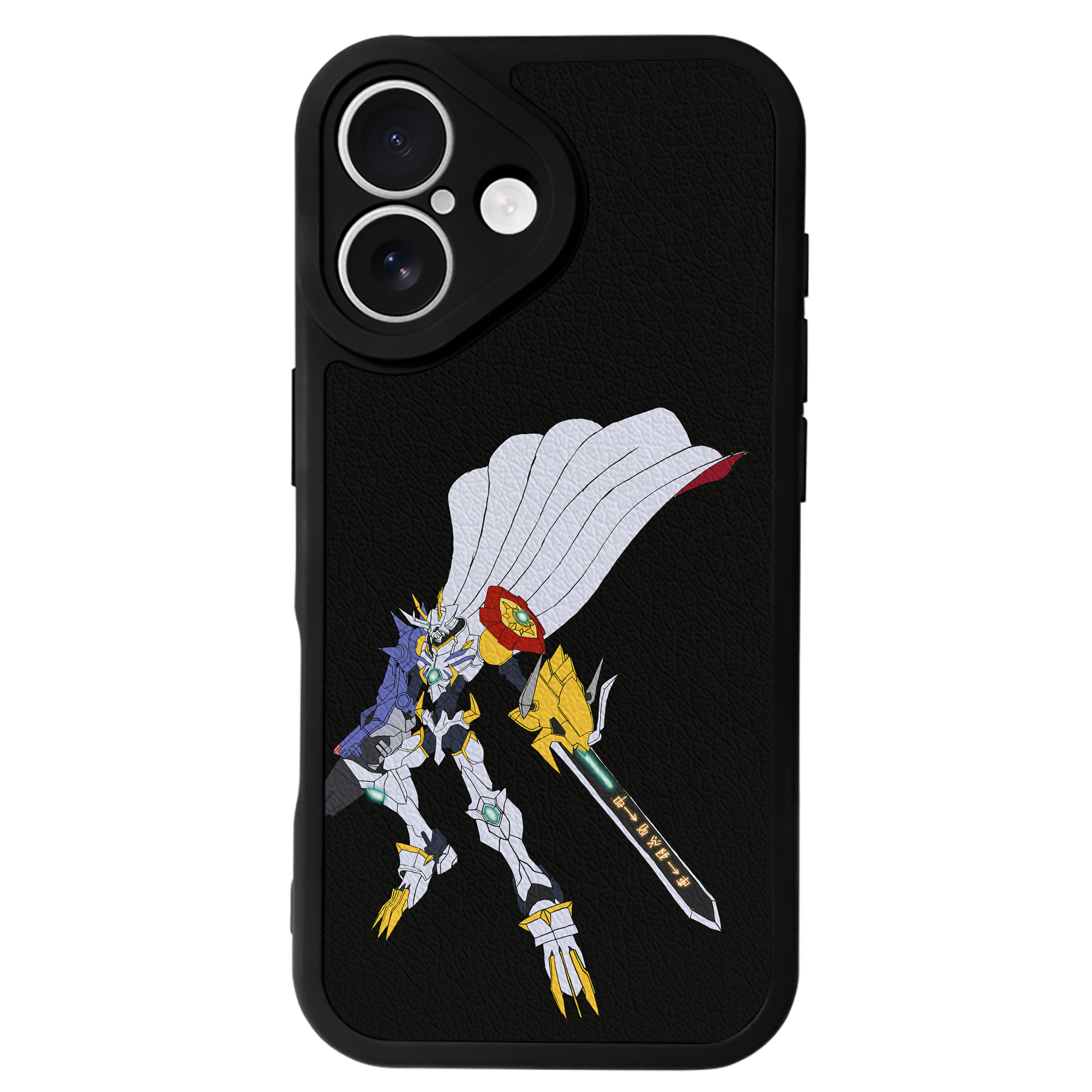 （画像用） Digimon デジタルモンスター/デジモン 【iPhone 16シリーズ対応】シリコンスマホケース（レザー調） 材質：シリコン